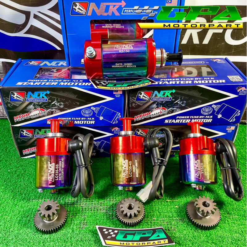 NLK PERFORMANCE RACING STARTER MOTOR Y15ZR Y16ZR LC4S LC5S RS150 RSX150 ...