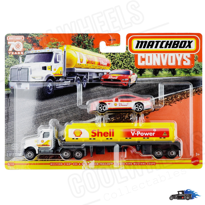 Matchbox 2023 Convoys Western Star 49X MBX Tanker Trailer & 2019 Ford ...