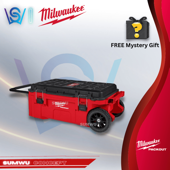 Milwaukee Packout Rolling Job Box Tool Chest Shopee Malaysia