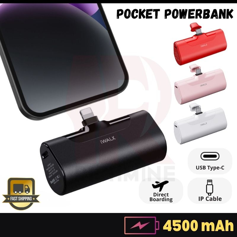 Bateria Portatil Powerbank 4500 Mah Iwalk Dbl4500c