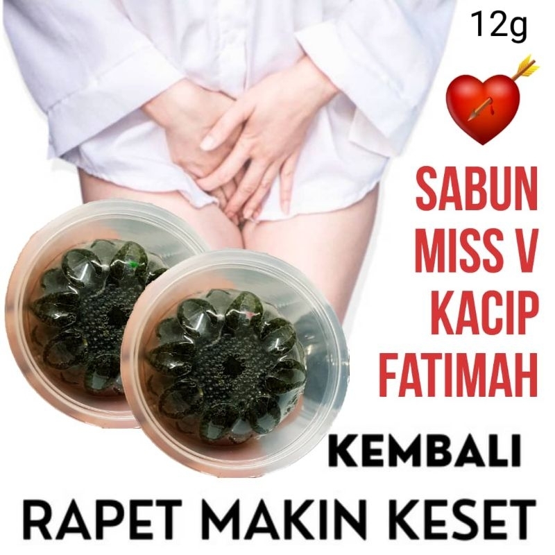 Sabun Miss V Kacip Fatimah 12g = Feminine Soap Hygiene Menyenangkn