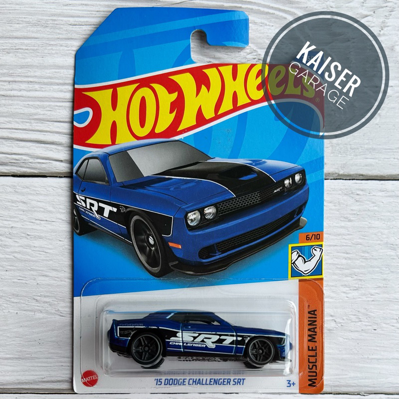 Hot Wheels ‘15 Dodge Challenger Srt Blue Shopee Malaysia 8116