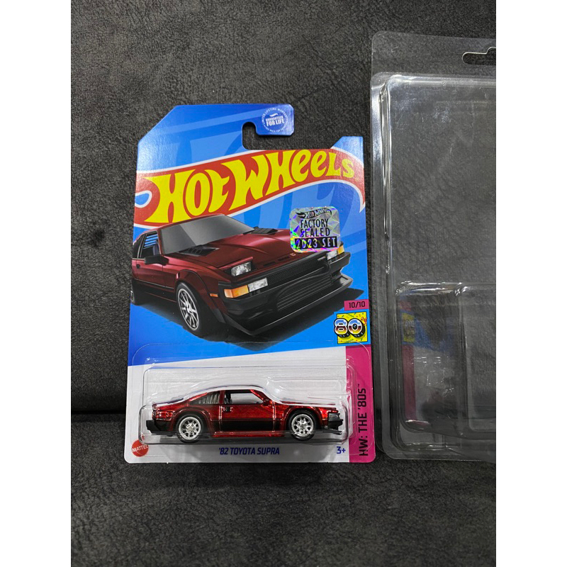 Hot Wheels Super Treasure Hunt 2023 82 Toyota Supra Red