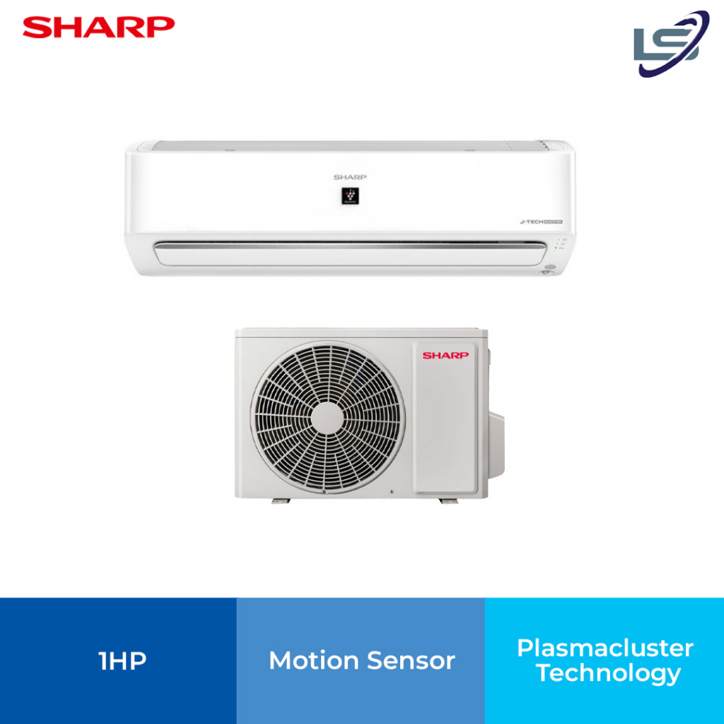 SHARP 1HP/1.5HP/2HP/2.5HP R32 AIoT J-Tech Inverter Plasmacluster Wall ...