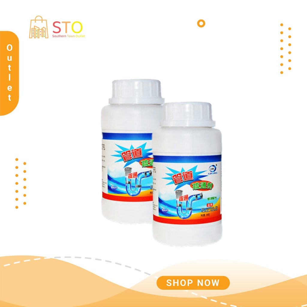 STO Clog Remover Powder Pipe Dredging Agent Dissolves Toilet Floor ...
