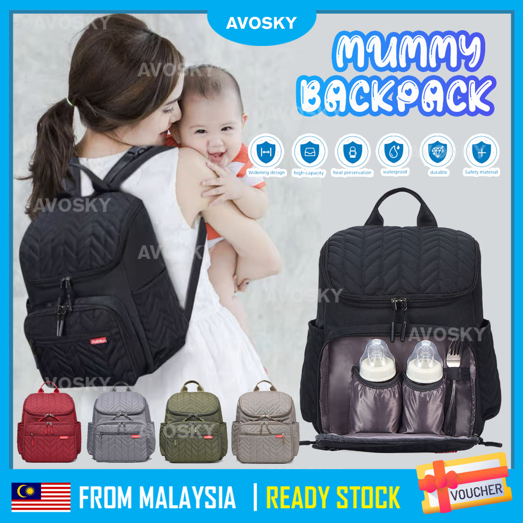 AVOSKY Diaper Bag Mummy Backpack Mother Bag Multifunction Large ...
