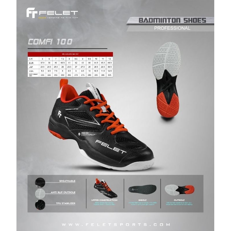 Kasut badminton fleet store