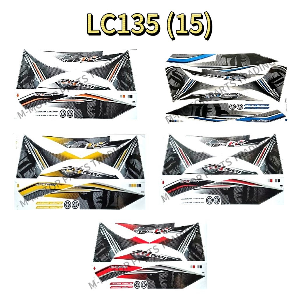 YAMAHA LC135 (15) BODY STICKER | Shopee Malaysia