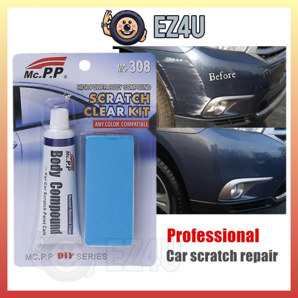 [EZ4U] Car Body Compound Scratch Repair Kit Vehicle Care Polishing ...