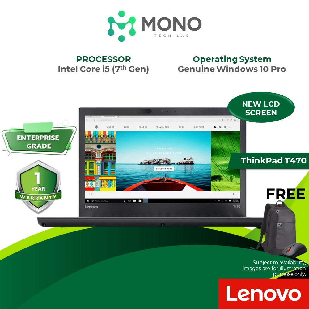 Lenovo ThinkPad T470 Nero Computer Portatile 35,6 Cm (14") 1920 X - Foto 7