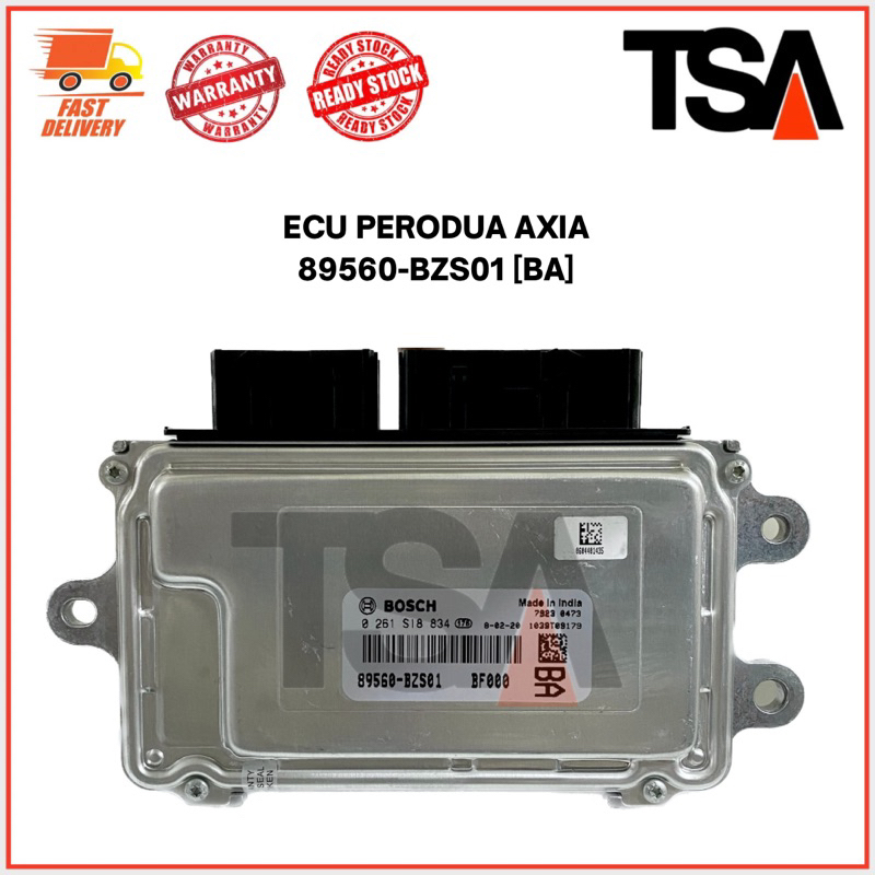 ECU Perodua Axia Manual - 89560-BZS01 [BA] ENGINE CONTROL UNIT | Shopee ...
