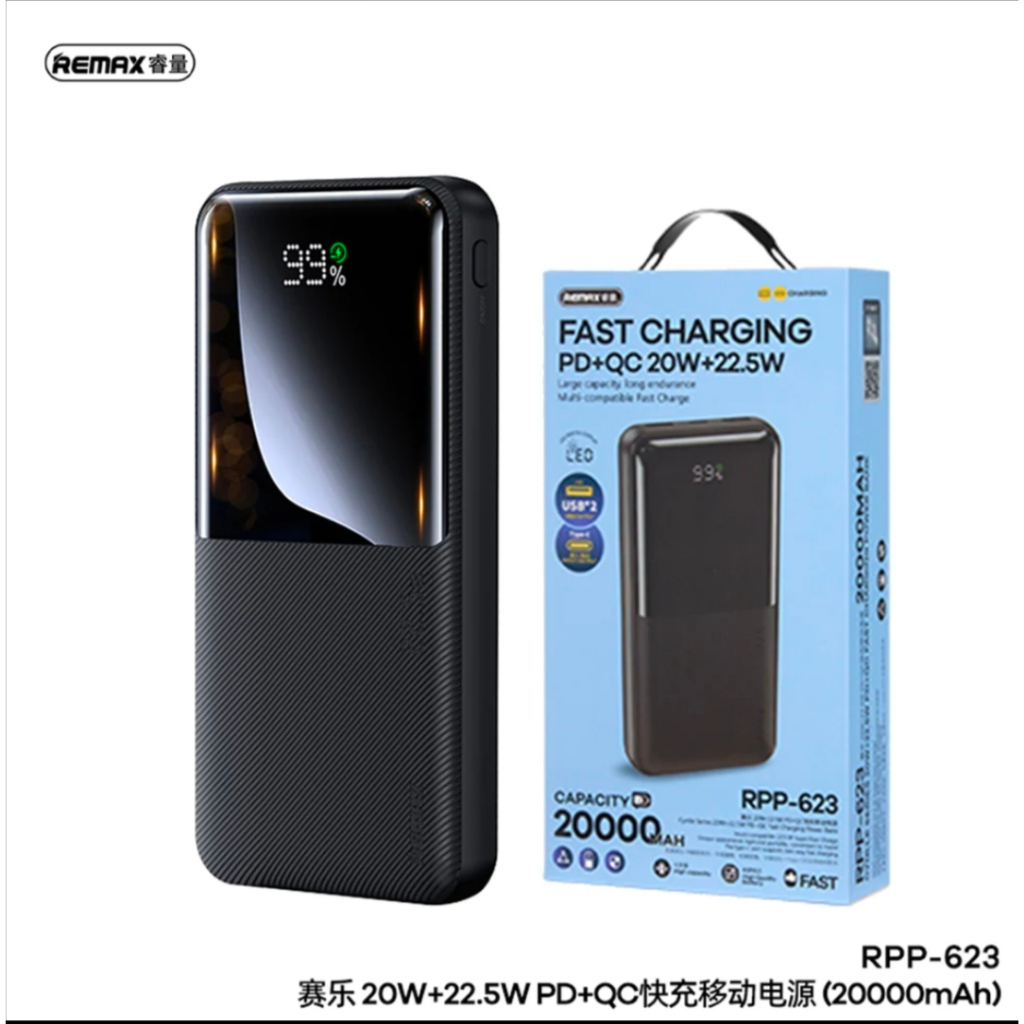 Power Bank Remax CYNLLE 10000mAh 20000 mAh RPP622/623 Power Bank 20w 22 ...