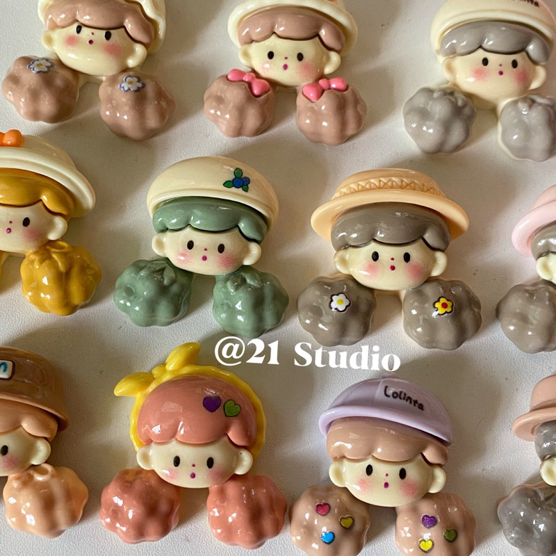 Cute Molinta Miss Creativity Big Charms DIY Resin Accessories ...