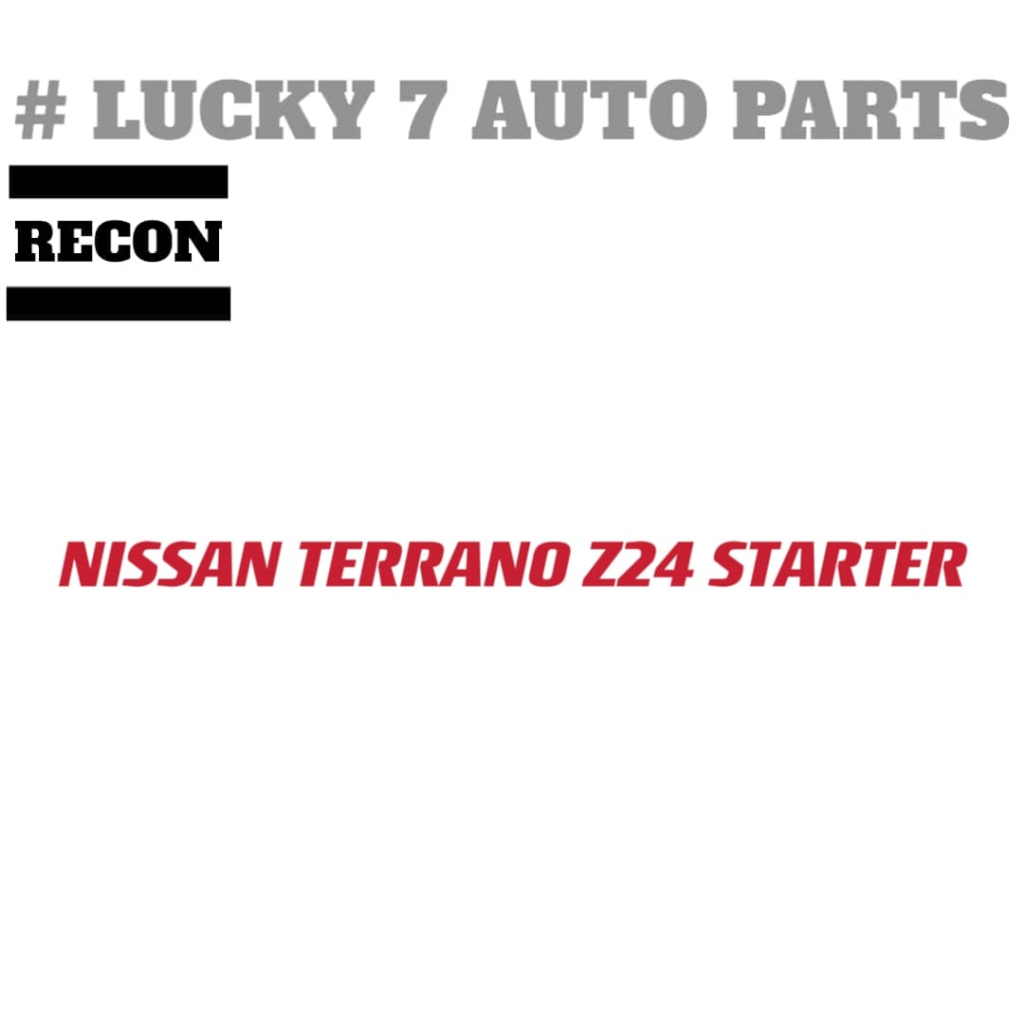 NISSAN TERRANO Z24 STARTER RECON Shopee Malaysia