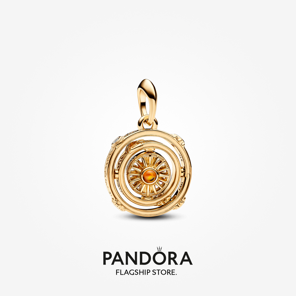 Pandora Game of Thrones 14K Gold Plated Spinning Astrolabe Dangle Charm ...