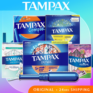 Tampax Pearl Tampons Super Absorbency with BPA-Free Plastic