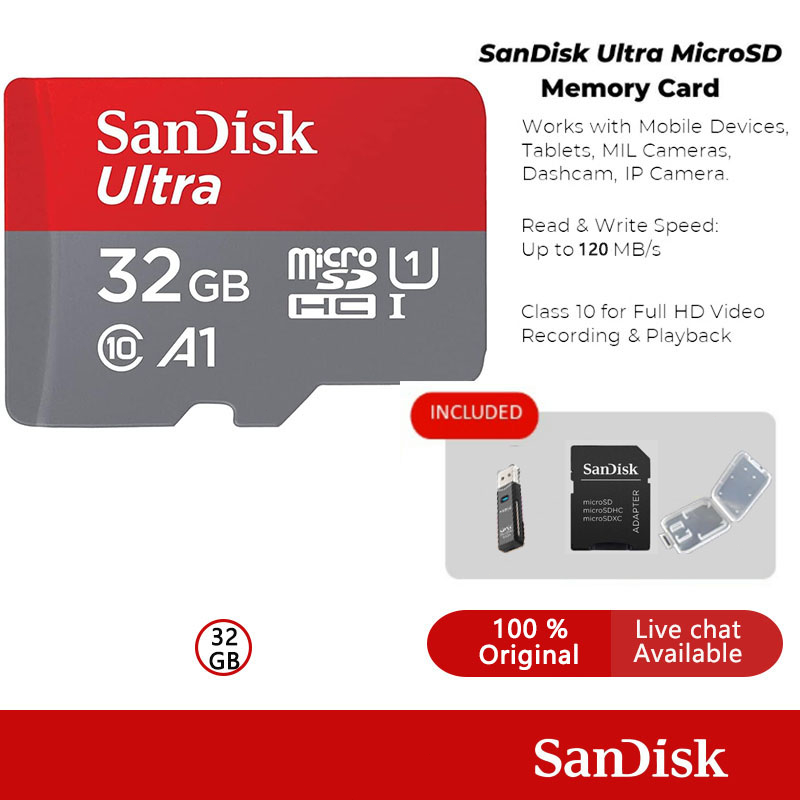 SanDisk 512GB Micro SD SDXC MicroSD UHS-1 A1 Class 10 512G 512 GB Ultra  150MB/s