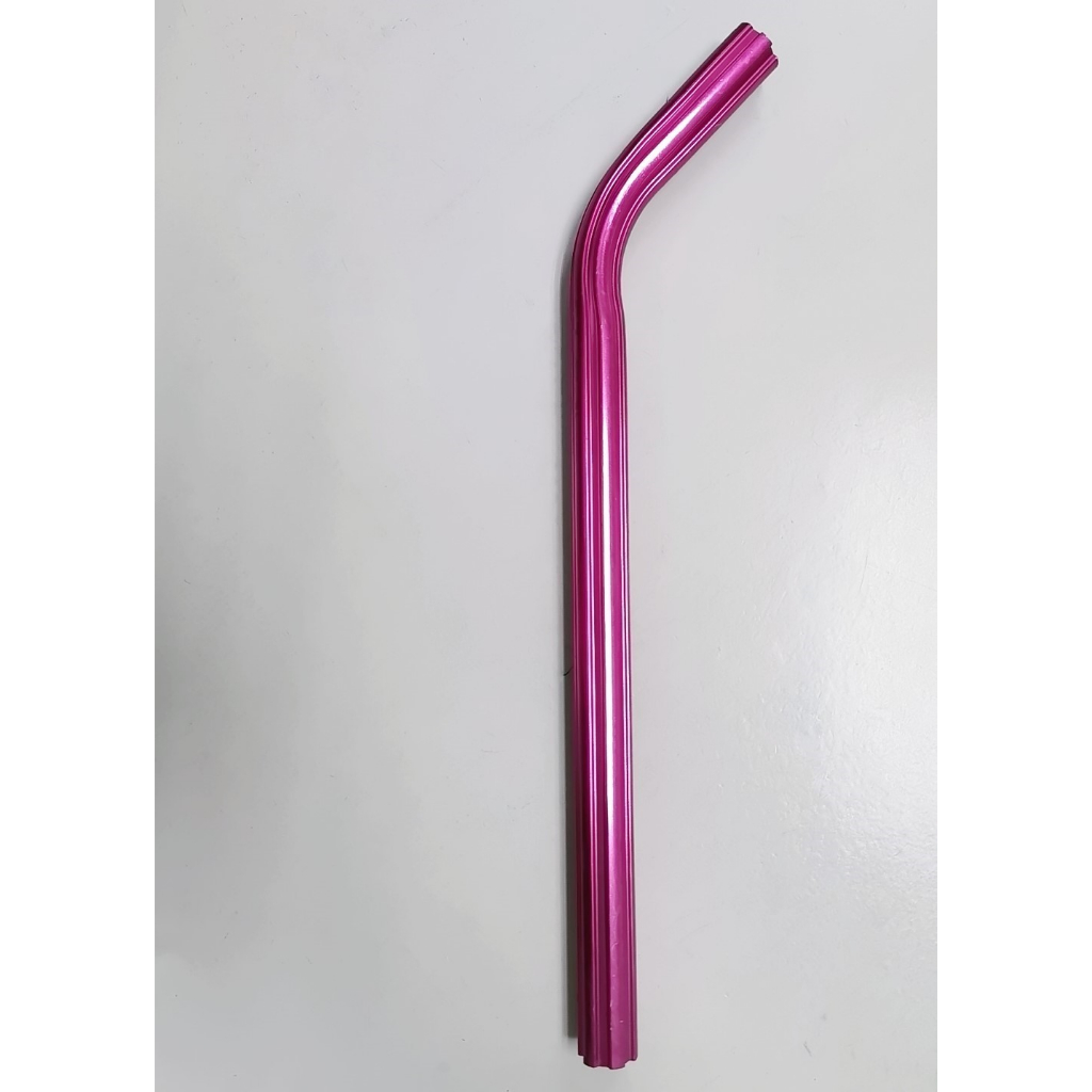 BMX Haro Style 25.4mm Alloy Seat Post - Layback Design - Old School Red