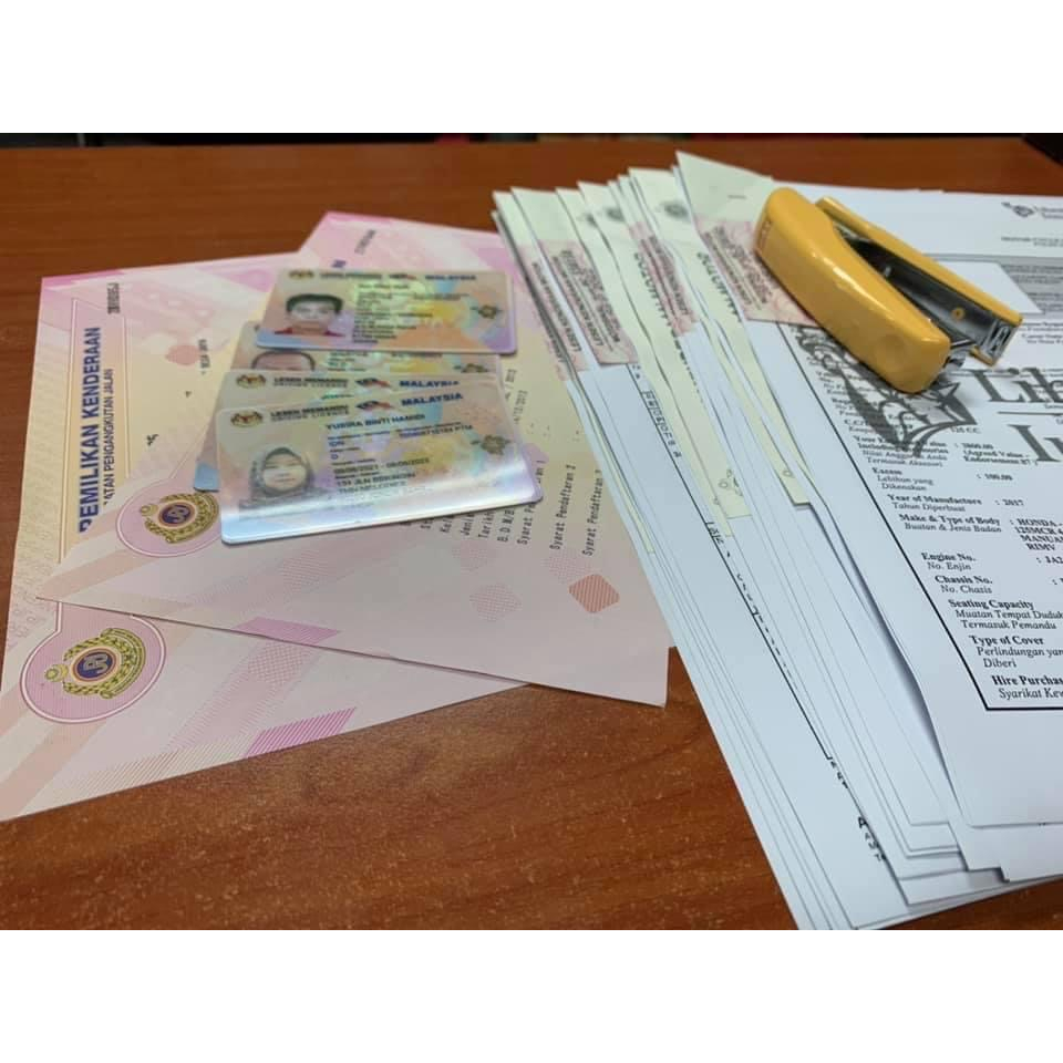 Cetak / Print Geran Kenderaan selepas Tumprint di Myeg, EAuto dan