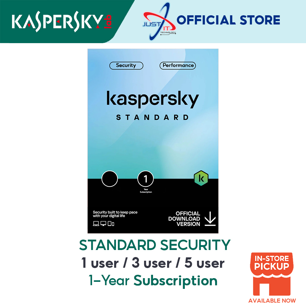 KASPERSKY STANDARD SECURITY | ANTI-VIRUS - 1-Year Subscription ( 1 USER ...