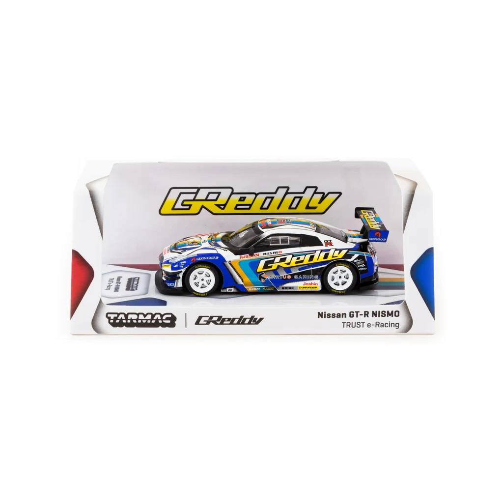 Tarmac Works 1/64 Nissan GT-R R35 TRUST E-Racing - Miniature De Collection De Haute Qualité HOBBY64