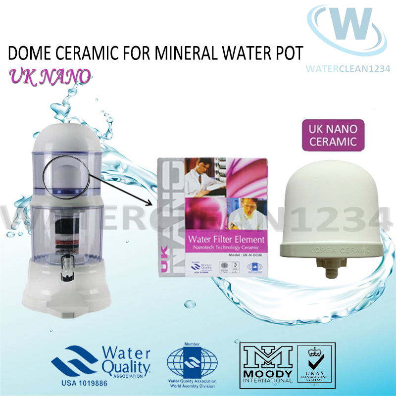 Dome Ceramic Replacement Filter For Mineral Pot Water Filter PMP15