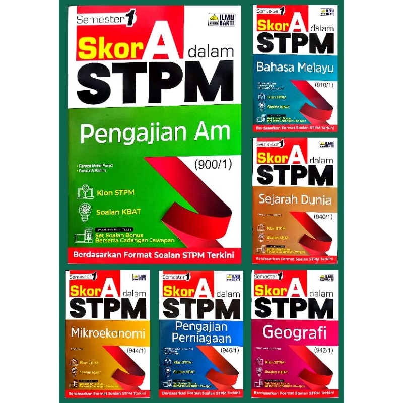 Buku Latihan Stpm Skor A Dalam Stpm Semester 1 Pib 2023 Shopee