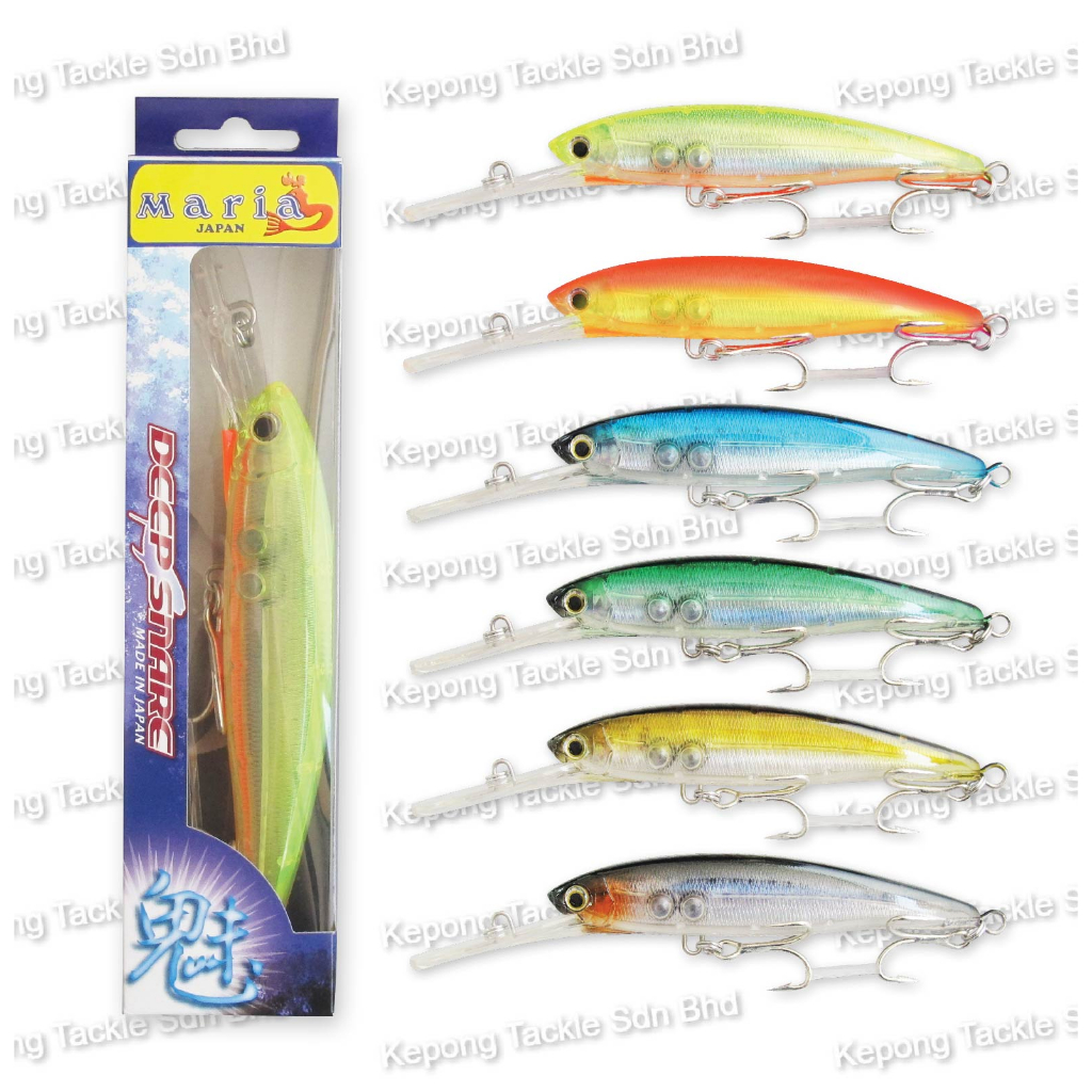 NEW MARIA LURE DEEP SNARE (140mm, 50g) GMCH, AJH, CMOH Fishing Lures