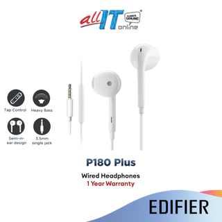 Edifier Classic Wired Earphone with Mic P180 Plus