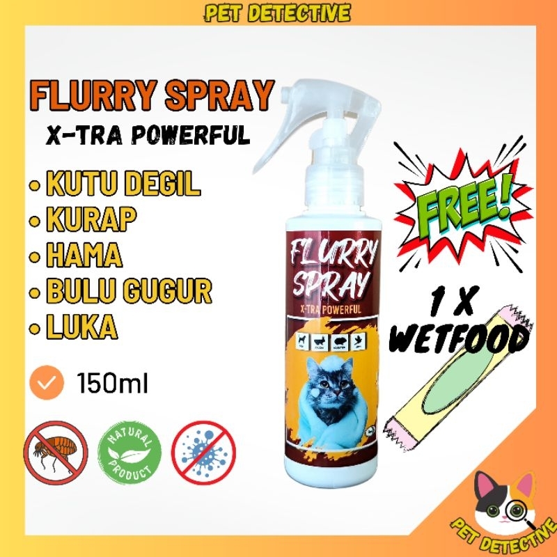 Ubat kurap kucing fungus hama sporo spray kurap kucing paling berkesan