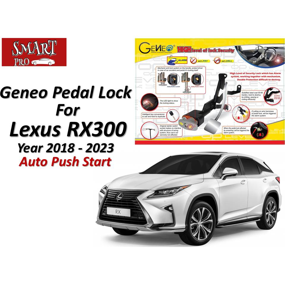 Geneo Pedal Lock For Lexus RX300 Year 2018 - 2023 | Shopee Malaysia