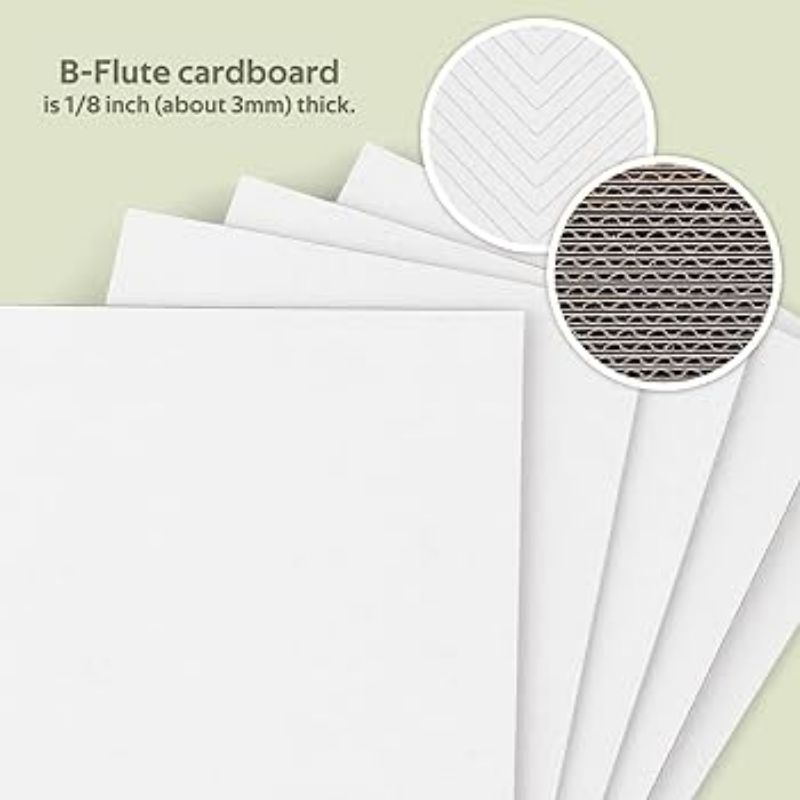 Layer Pad/B Flute Cardboard Sheet/Corrugated Layer Pad White base