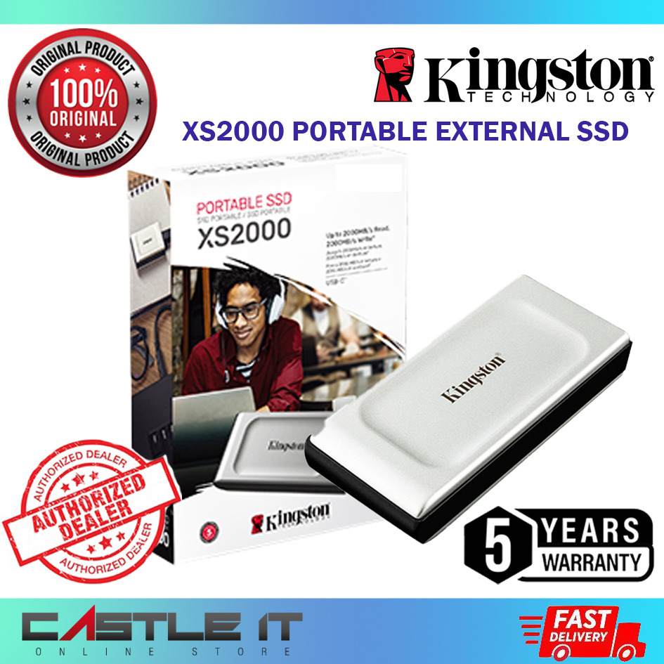 Kingston XS2000 Portable SSD External Solid State Drive 500GB 1TB 2TB 4TB ( SXS2000/500G / SXS2000/1000G / SXS2000/2000G)
