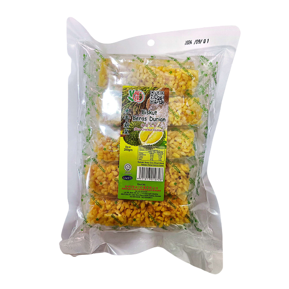 WIDE WAY RICE CRACKER DURIAN | Shopee Malaysia