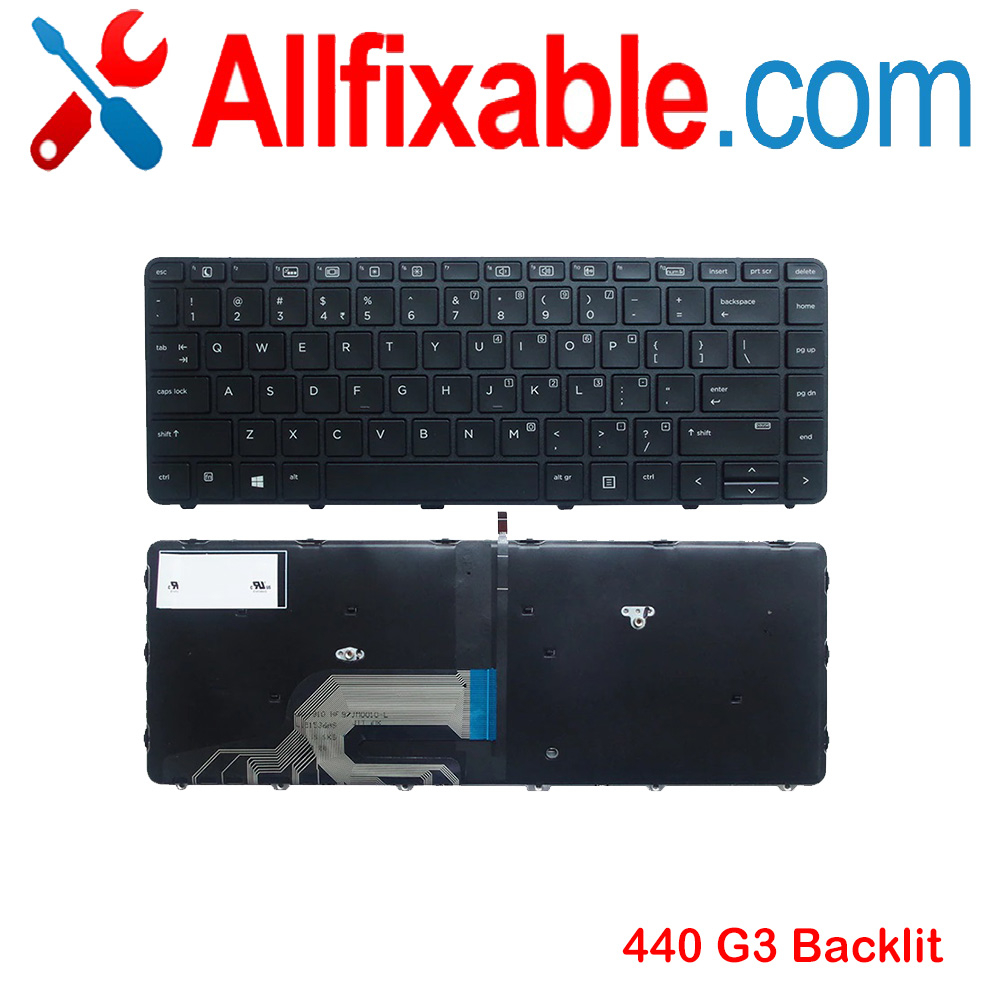 Ersatz-Tastatur US-Layout Für HP ProBook 430 G3/G4, 440 G3/G4, 445 G3/G4 & 446 G3