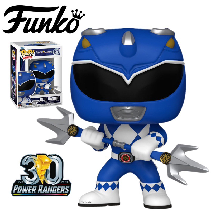 Original Funko Pop Vinyl Figure Blue Ranger No.1372 Television Power ...
