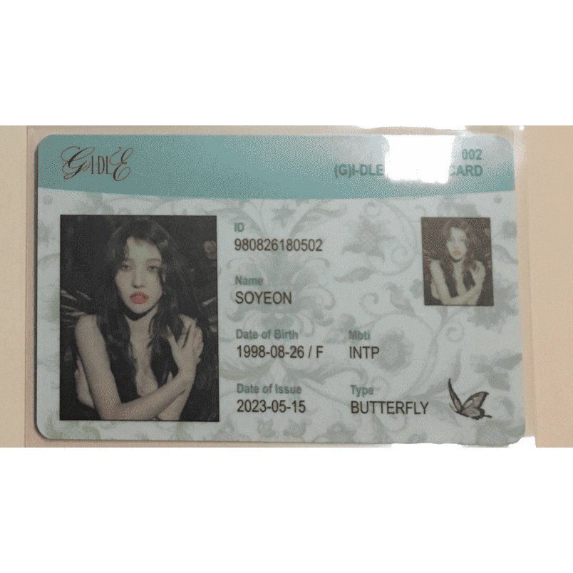 (G)I-DLE I FEEL BUTTERFLY VER ID SOYEON | Shopee Malaysia