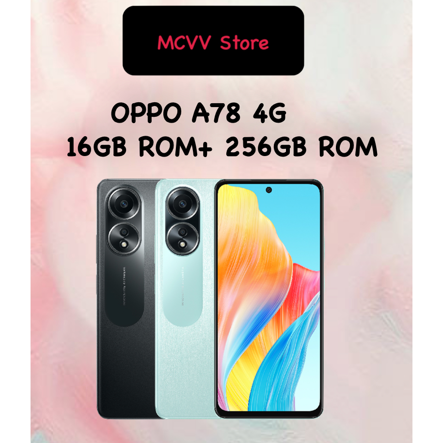 Oppo A78 LTE [16GB RAM & 256GB ROM] Original Oppo Malaysia Shopee