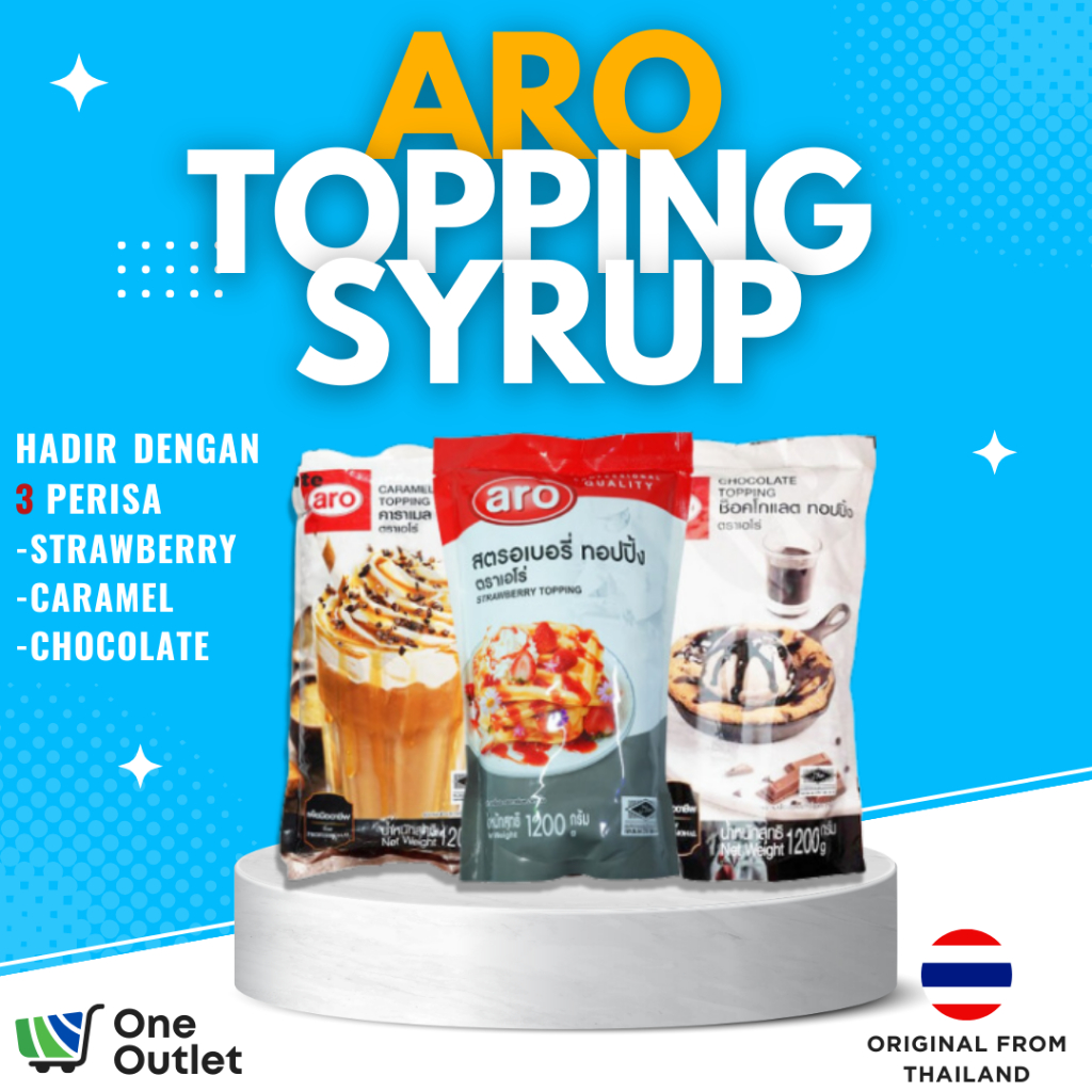 Topping Syrup Brand Aro Thai Food Topping Ice Blended Topping Cake ...