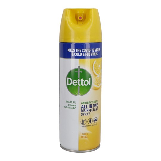 DETTOL DISINFECTANT SPRAY LEMON BREEZE 450ML Shopee Malaysia