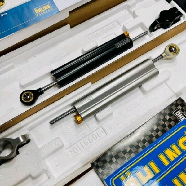 100% ORIGINAL UNIVERSAL OHLINS STEERING DAMPER STROKE 68 SD008 SD001 ...