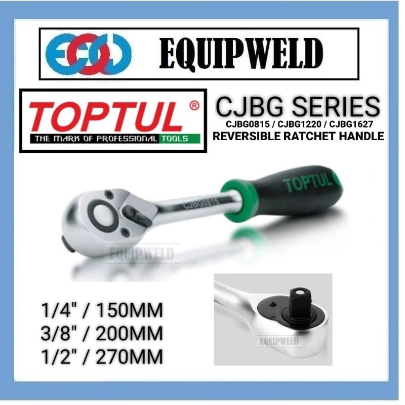 TOPTUL CJBG0815 / CJBG1220 / CJBG1627 1/4" / 3/8" / 1/2" DRIVE ...