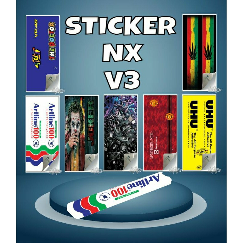 sticker SKIN WRAP Nx V3 decal sticker wrap (kepingan sticker bergambar
