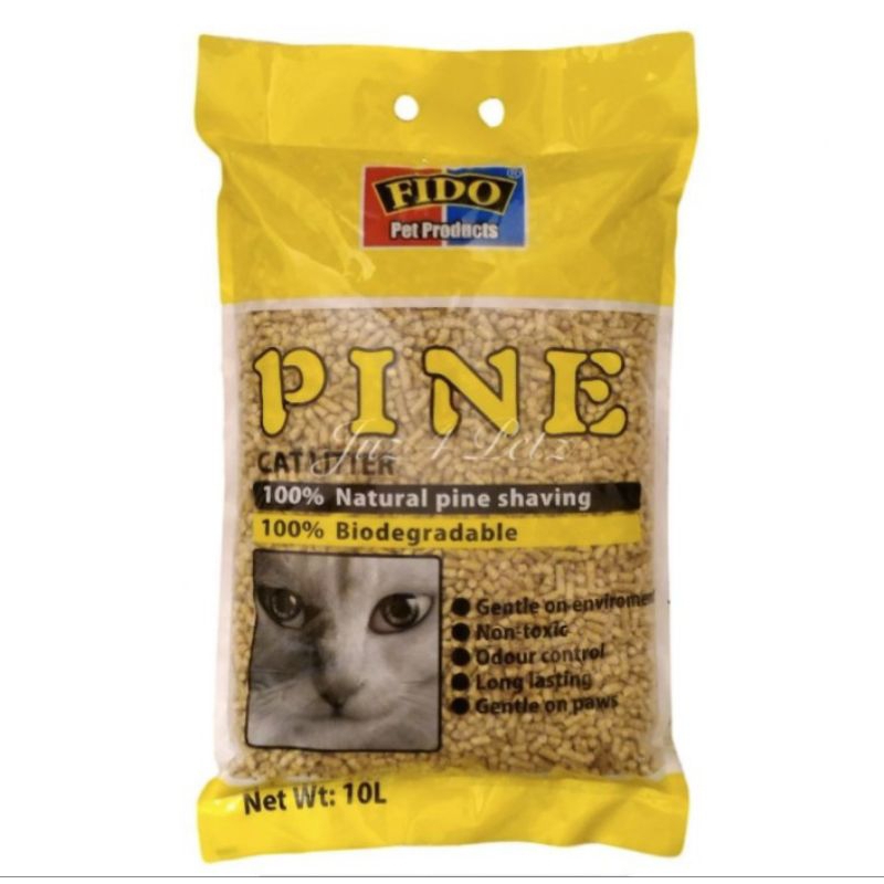 Fido Pine Wood Cat Litter 10L Shopee Malaysia