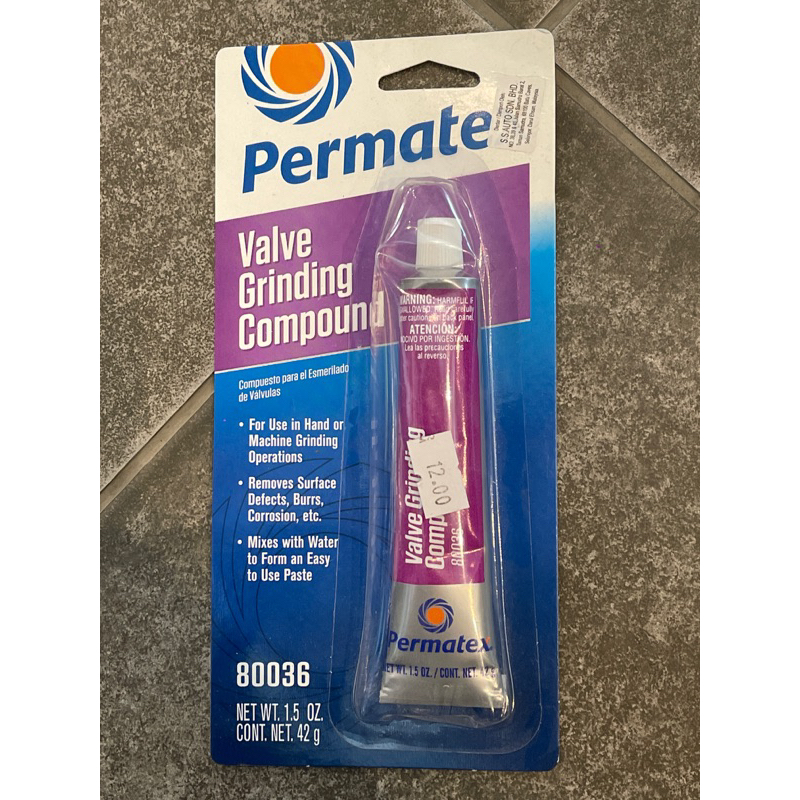 PERMATEX VALVE GRINDING COMPOUND 42G Shopee Malaysia