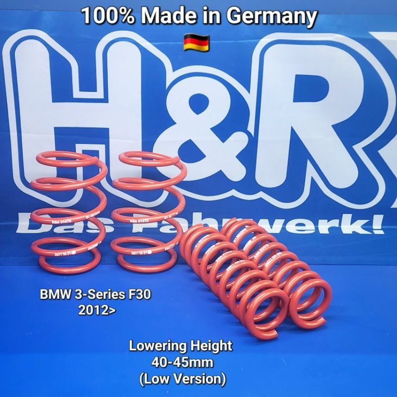 BMW 3-Series F30 - H&R Sport Springs (Low Version) | Shopee Malaysia