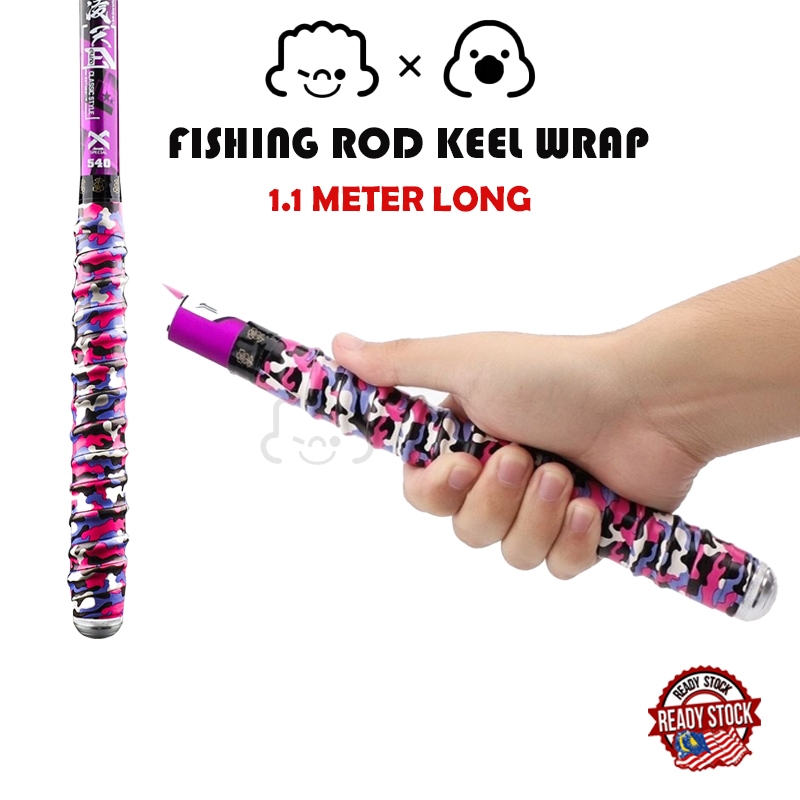 1.1m Non-slip Heat Shrink Wrap Tubing Fishing Rod Handle