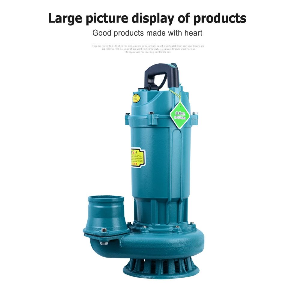 Automatic Submersible Water Pump 220V/1000W Stainless Steel Submersible
