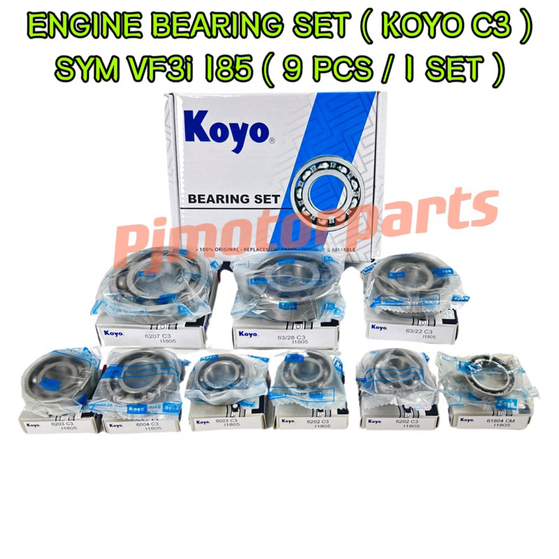 (9PCS / 1 SET) SYM VF3i 185 SYM185 SYM 185 (KOYO C3) Racing Engine ...