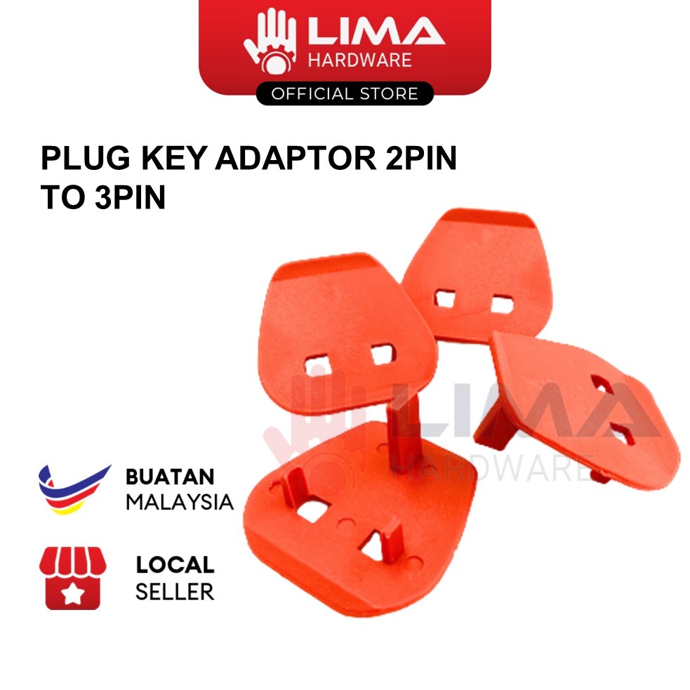 PLUG KEY ADAPTOR 2PIN TO 3PIN | Shopee Malaysia